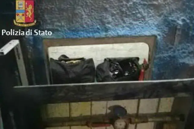 La droga nascosta nel bunker