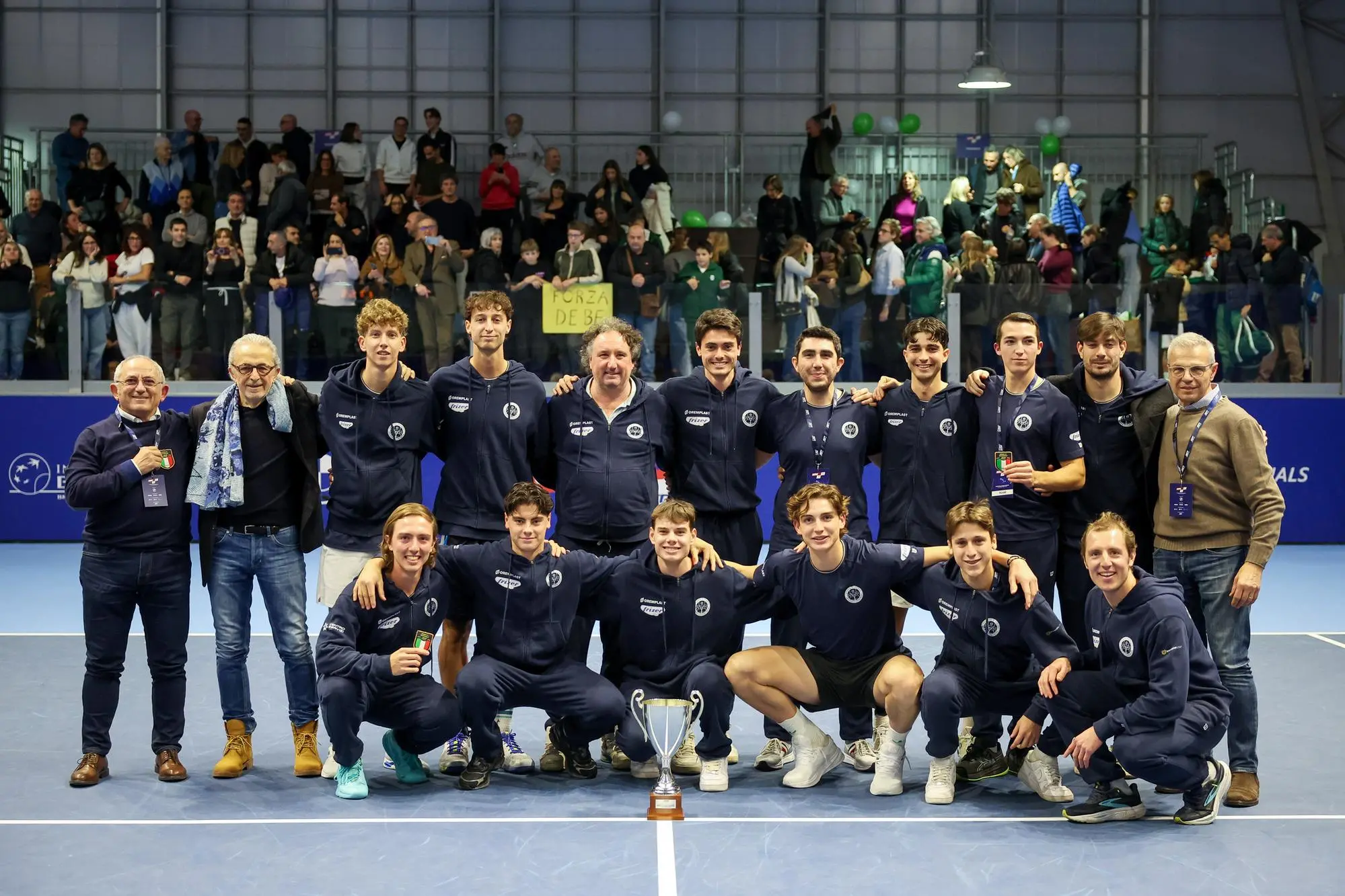 Un momento della premiazione (foto Fitp)