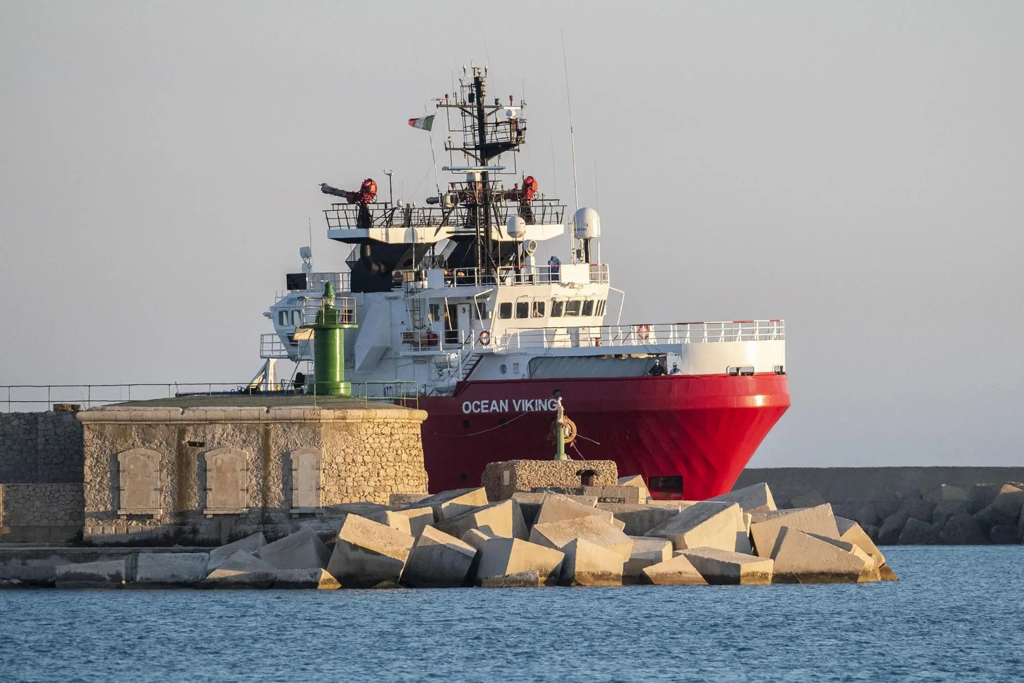 La Ocean Viking (Ansa)