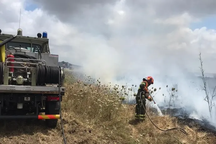Un intervento (foto Corpo forestale)