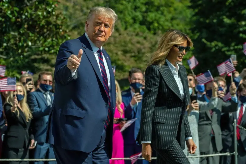 Donald e Melania Trump (Ansa)