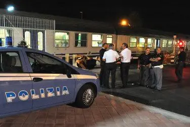 Il passaggio a livello a Serramanna teatro della tragedia. Foto Simone Nonnis