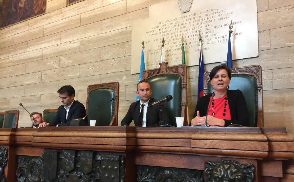La conferenza stampa (Foto Luigi Almiento)