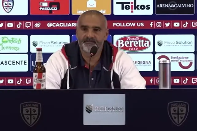 L'allenatore del Cagliari, Fabio Liverani (L'Unione Sarda)