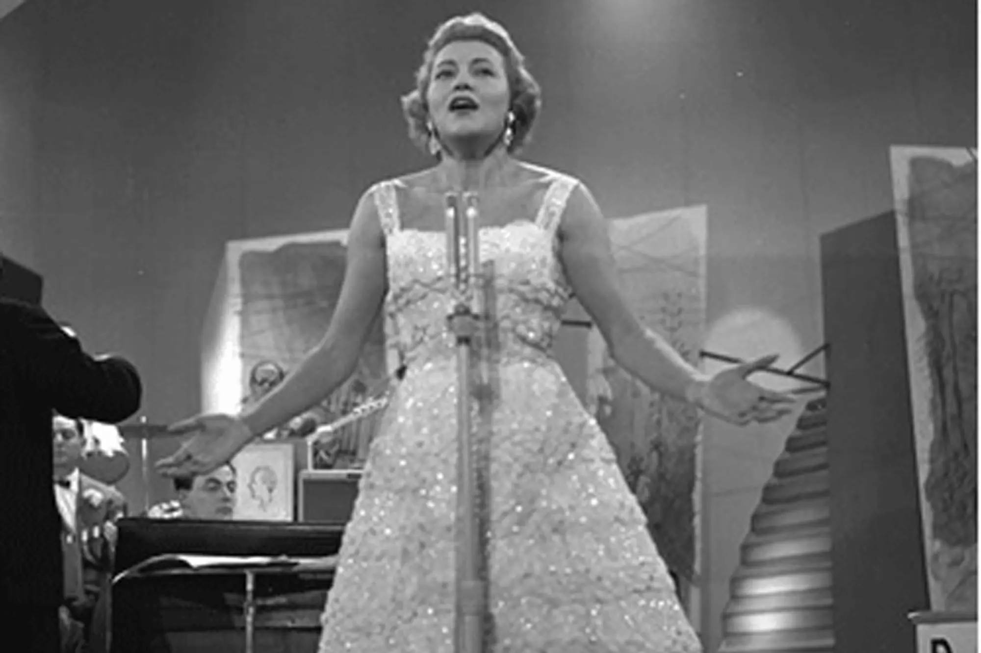 Nilla Pizzi a Sanremo nel 1951 (Tratta dal sito della cantante, via Ansa)
