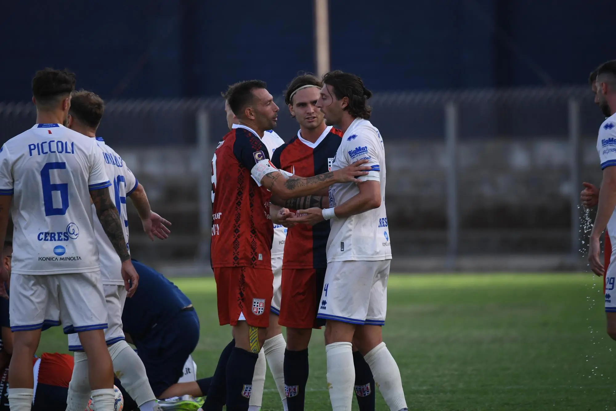 Scotto e Brentan, due dei giocatori col contratto prolungato (foto Torres-A. Sanna)