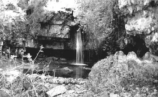 La cascata di San Valentino (Archivio L'Unione Sarda)