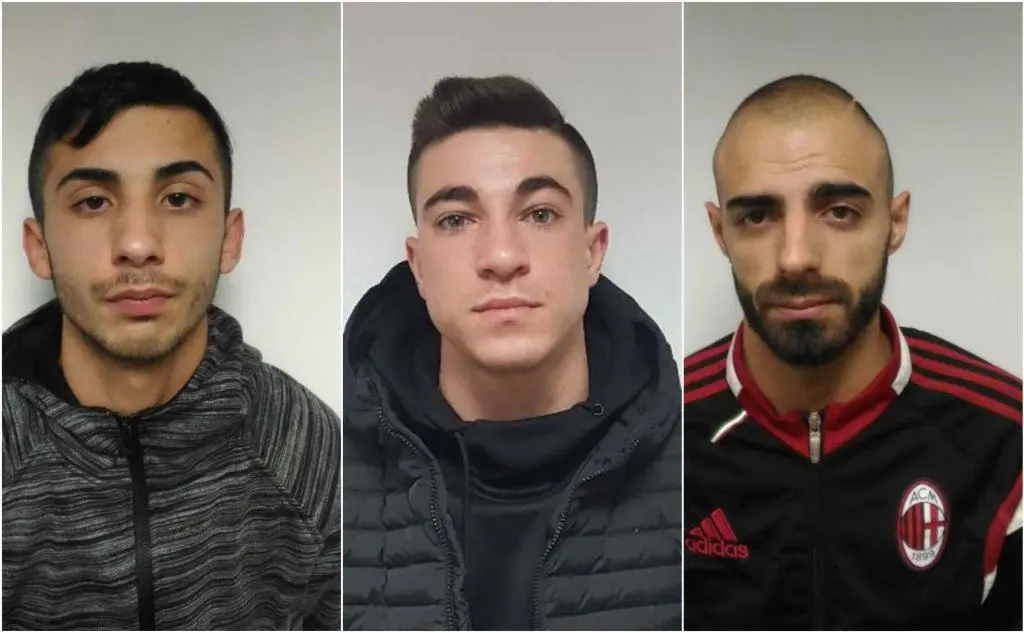 Gli arrestati: Cuomo, Fadda, Boi