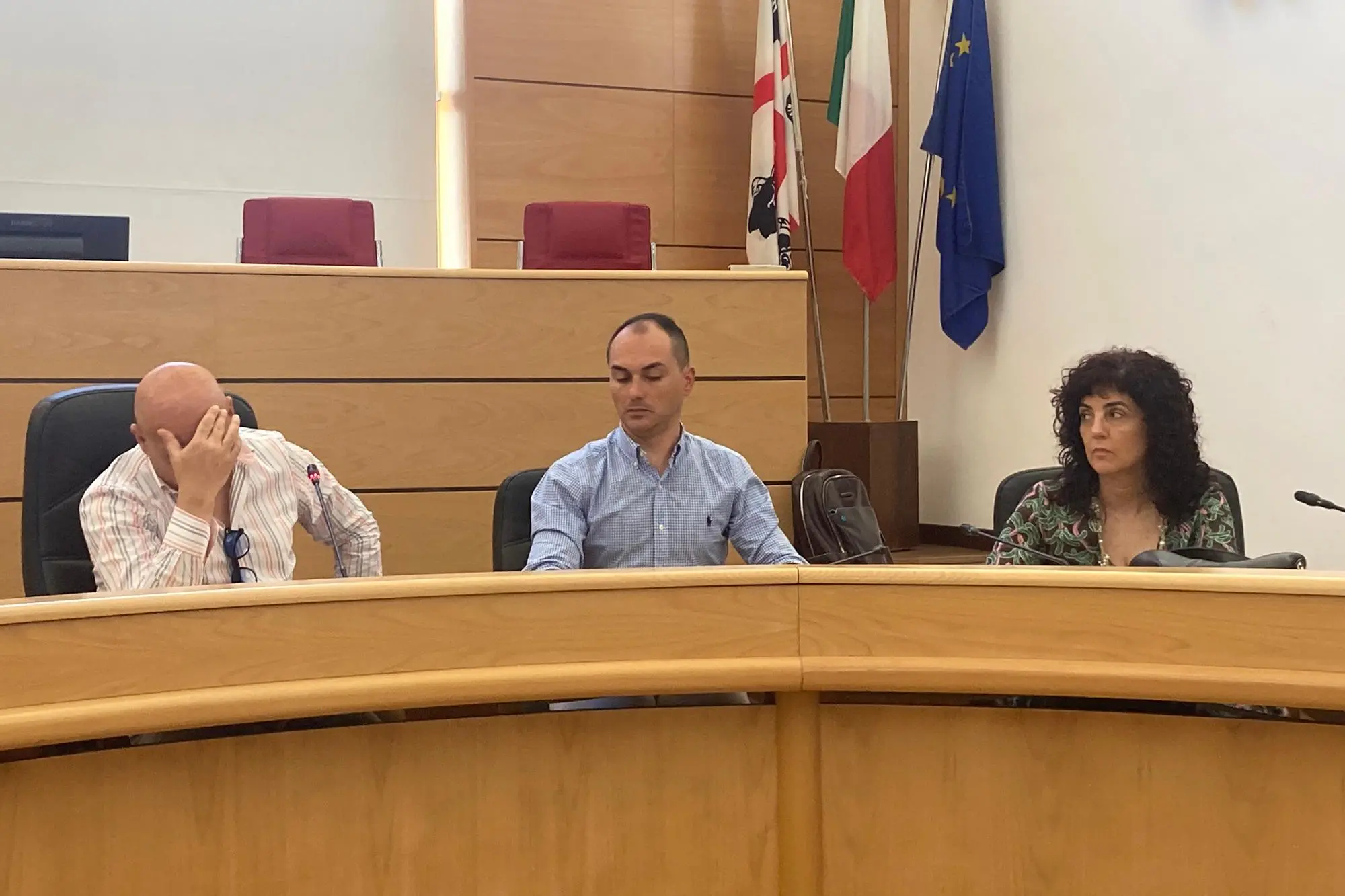 La commissione Bilancio- Porto Torres (foto Pala)