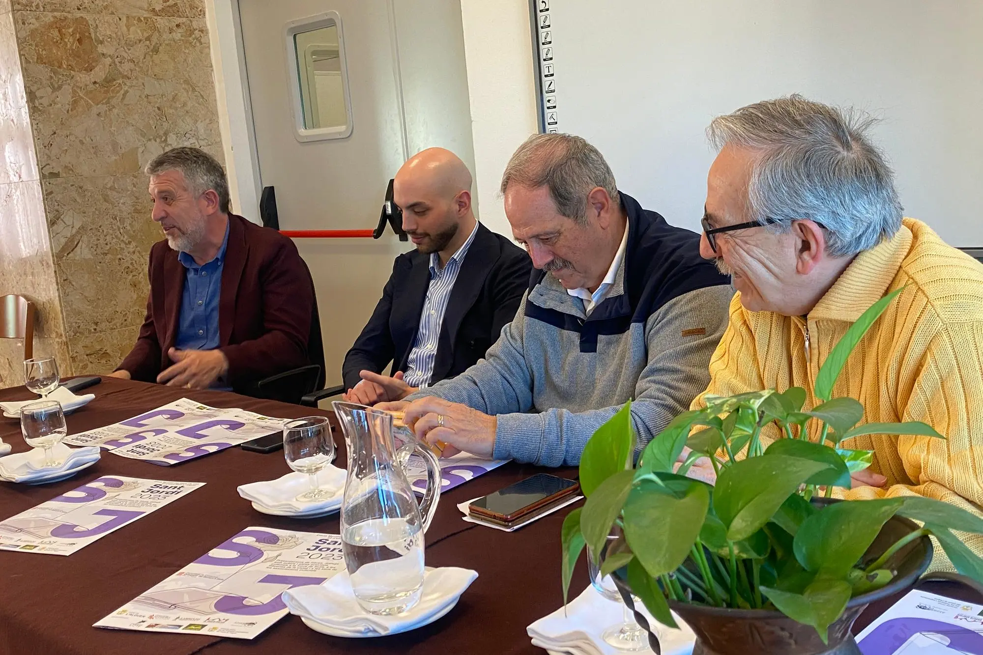La conferenza stampa ad Alghero (foto Fiori)
