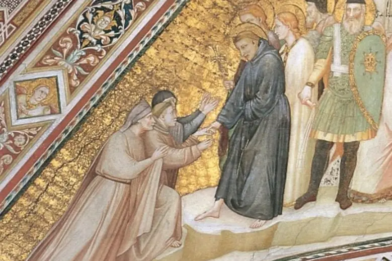 Un affresco di Giotto (foto Ansa)