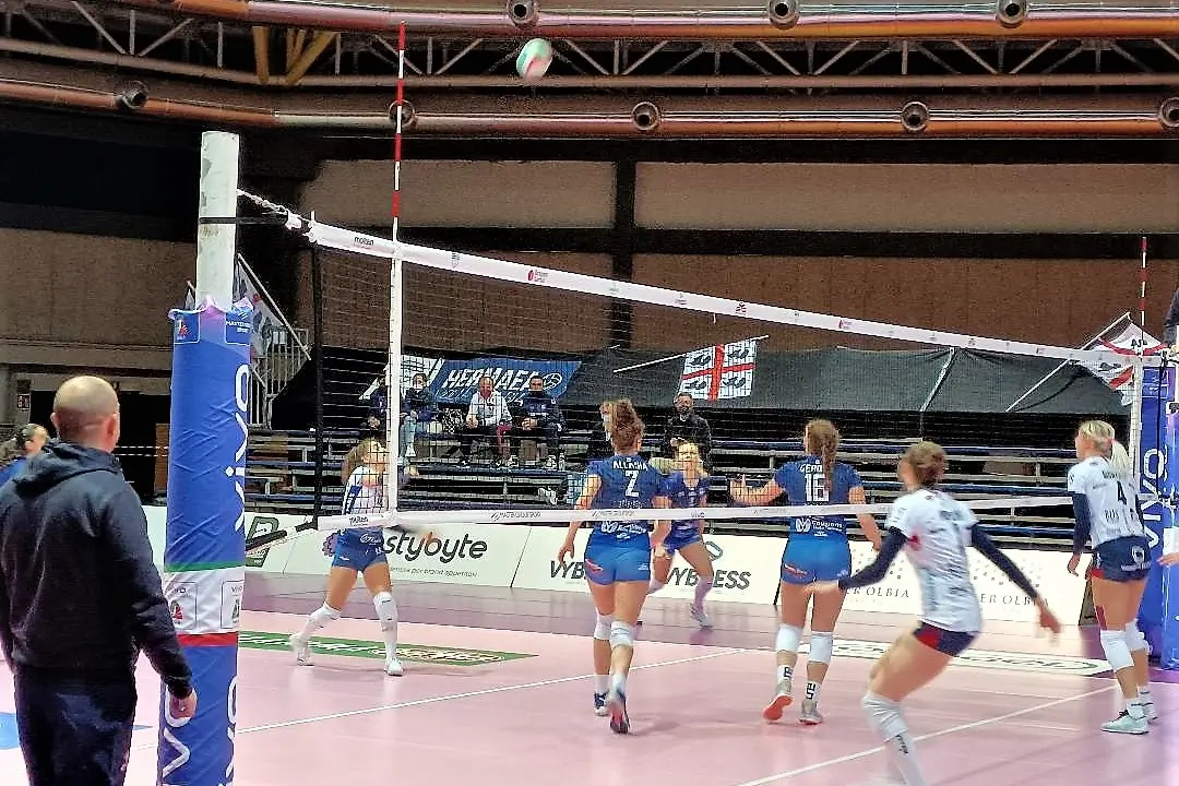 Giorgia Caforio in azione in gara 3 dei playoff contro Mondovì (foto Ilenia Giagnoni)