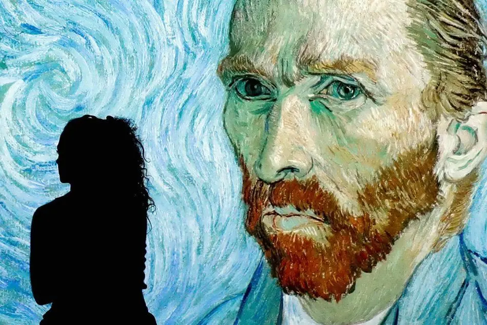 Van Gogh, autoritratto, Museo di Barcellona (Ansa)