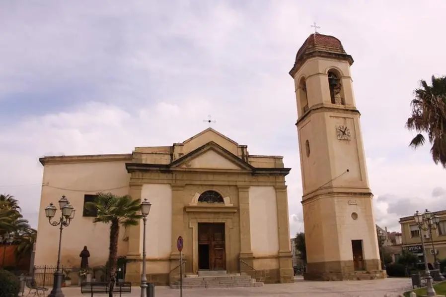 La chiesa parrocchiale di Maracalagonis (Foto Serreli)