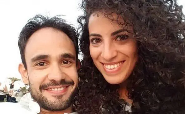In questa foto e nella precedente: i fidanzati Marta Danisi, 29 anni, e Alberto Fanfani, di 32 anni