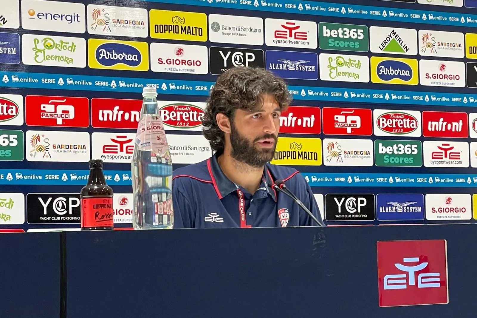 Sebastiano Luperto, difensore del Cagliari (foto Spignesi)