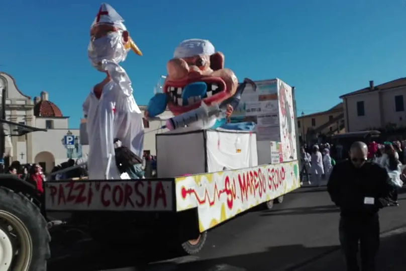 La scorsa edizione del Carnevale di Senorbì (foto Sirigu)