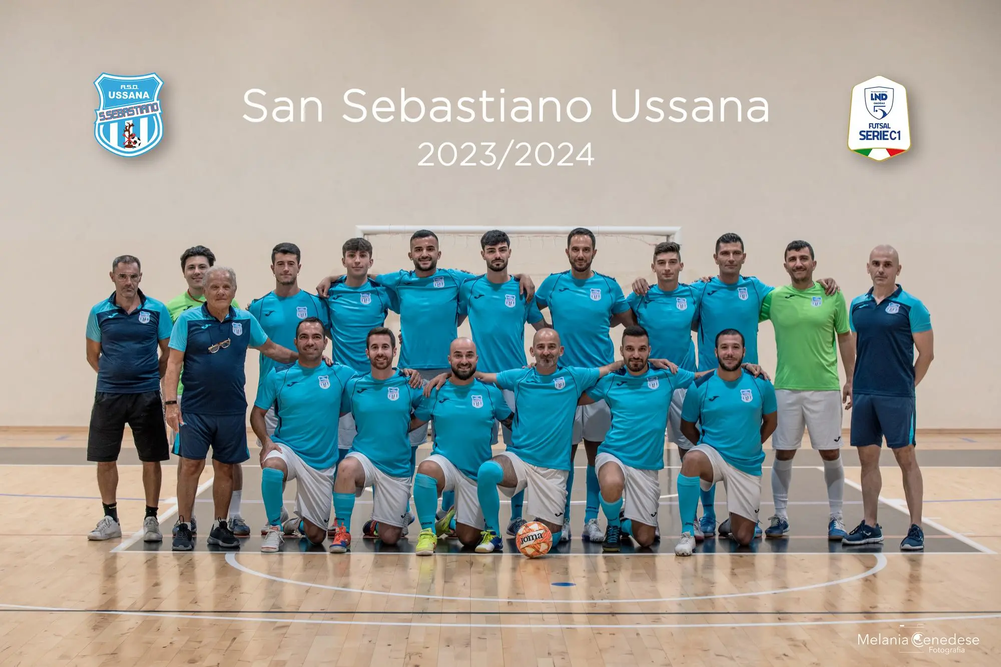 La foto di squadra della San Sebastiano Ussana di questa stagione (foto Melania Cenedese)