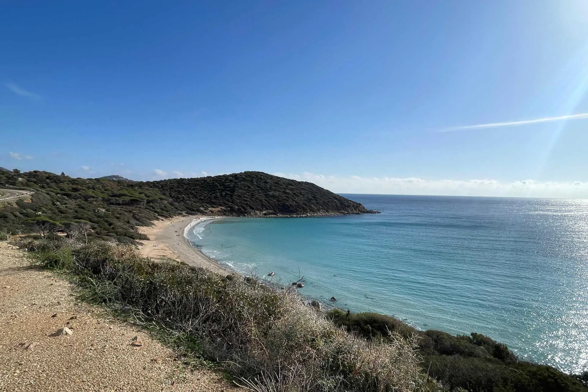 La spiaggia di Mari Pintau