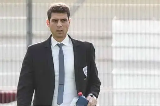 L'allenatore dell'Olbia Michele Filippi