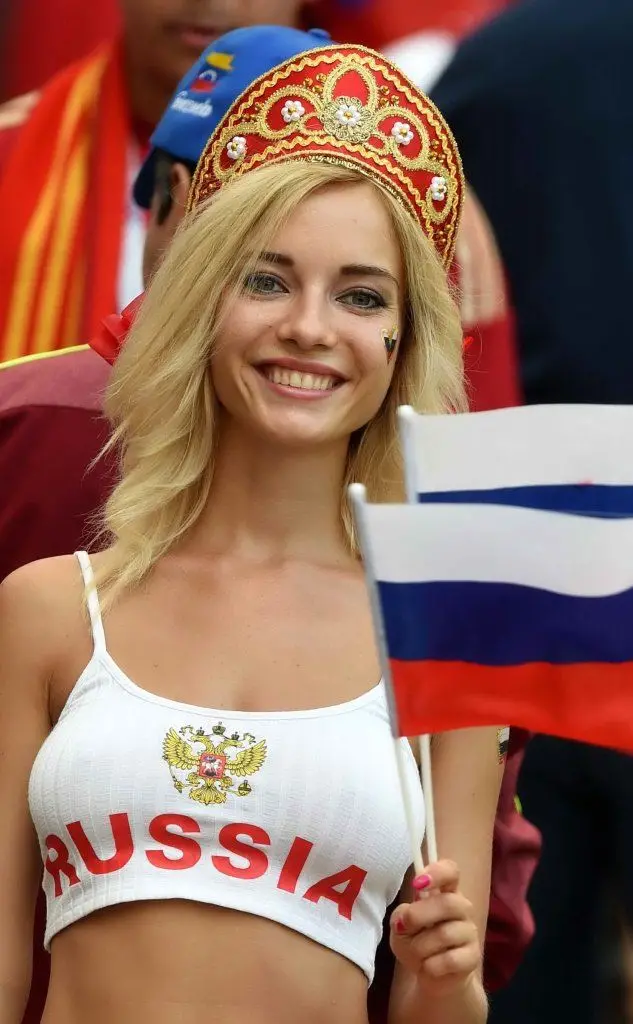 Una tifosa russa