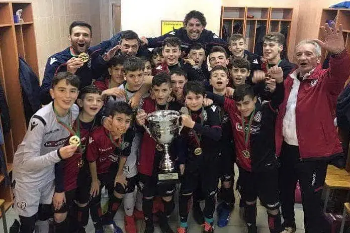 I giovani del Cagliari vincitori in Bielorussia (foto Antonio Serreli)