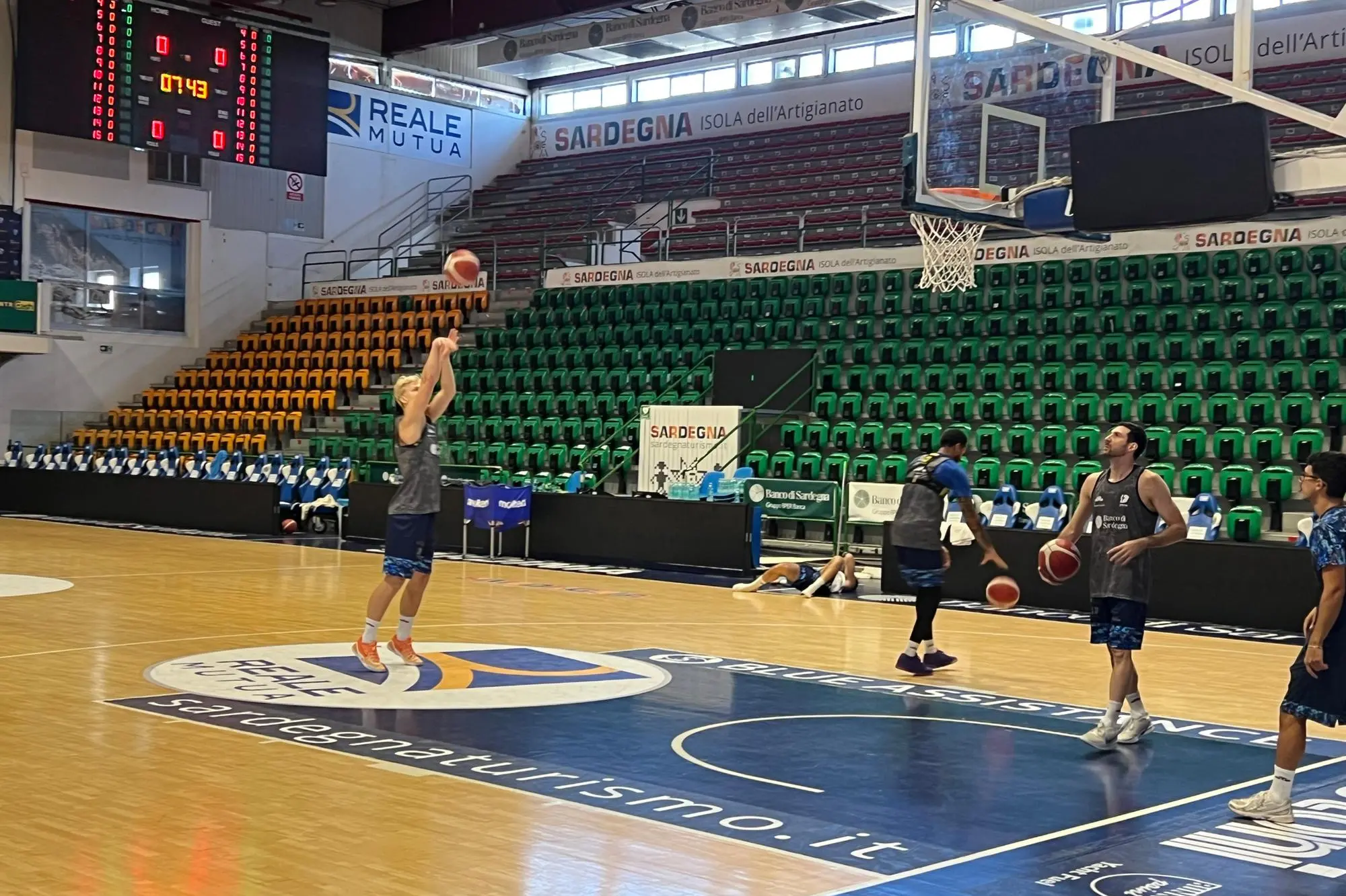 Riismaa ha ripreso ad allenarsi con la Dinamo Joonas Riisma (foto G. Marras)