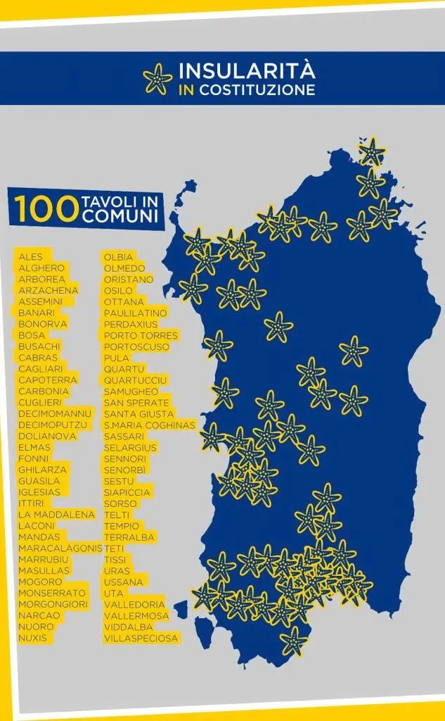 I Comuni in cui sarà possibile firmare