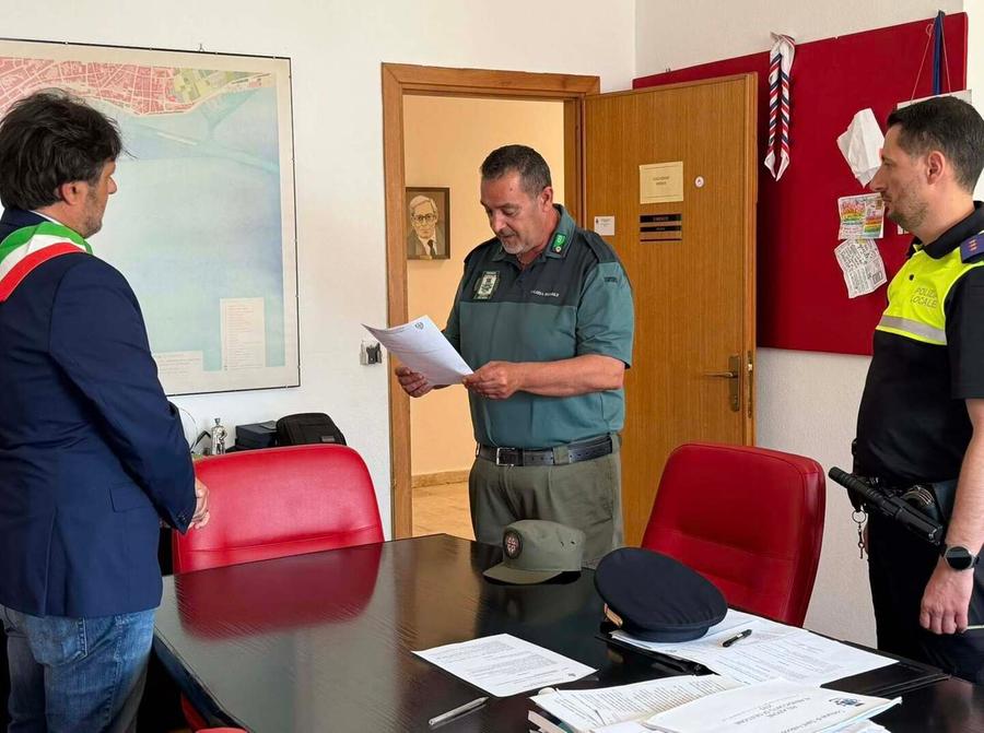 Barracelli, giura il comandante: «Il nostro impegno per l’ambiente»
