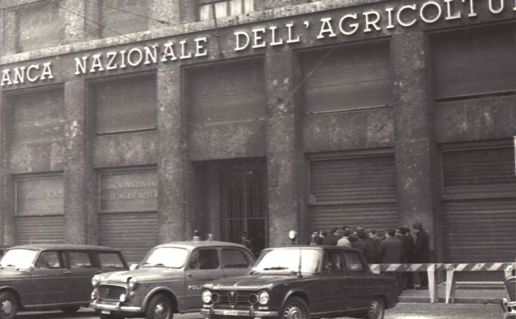 Una foto d'archivio dell' esterno della Banca Nazionale dell'Agricoltura