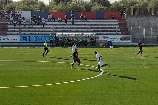 La partita di sabato scorso tra Usinese e Nuorese (foto Antonio Caria)