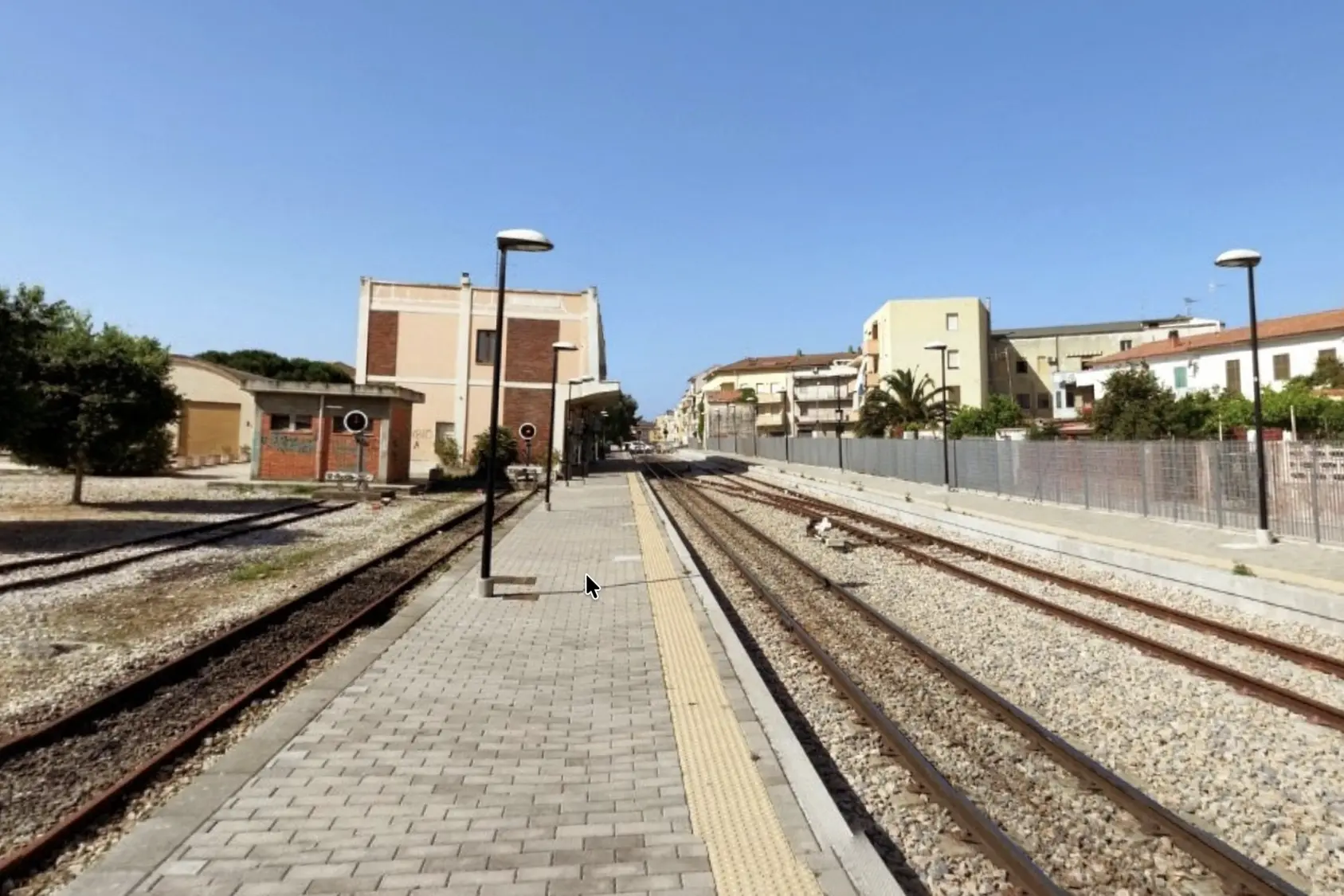 La stazione dei treni di Alghero