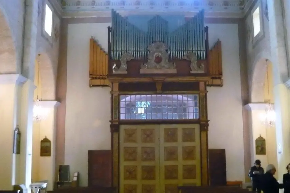 L'organo a canne della parrocchia di Uras