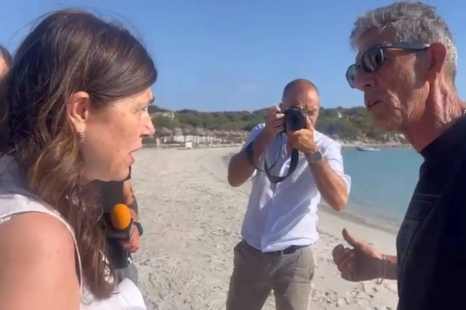 La discussione tra Alessandra Todde e Fabrizio Fanni
