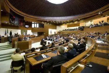 L'aula del Consiglio regionale