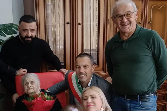 La centenaria di Sedilo (foto concessa)