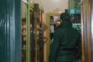 La rapina alla gioielleria Canu. Foto Gloria Calvi