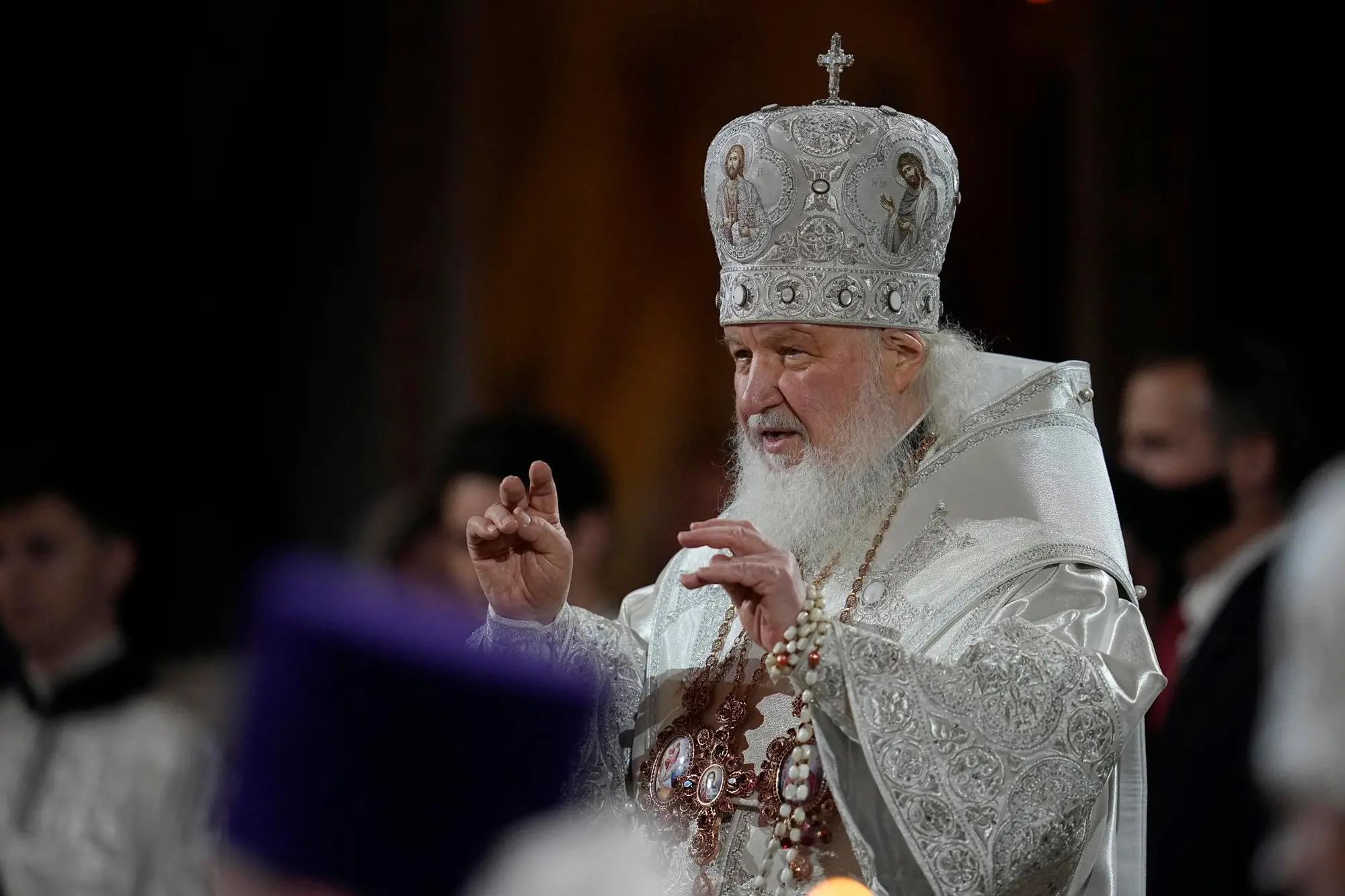 Il patriarca Kirill (Ansa)