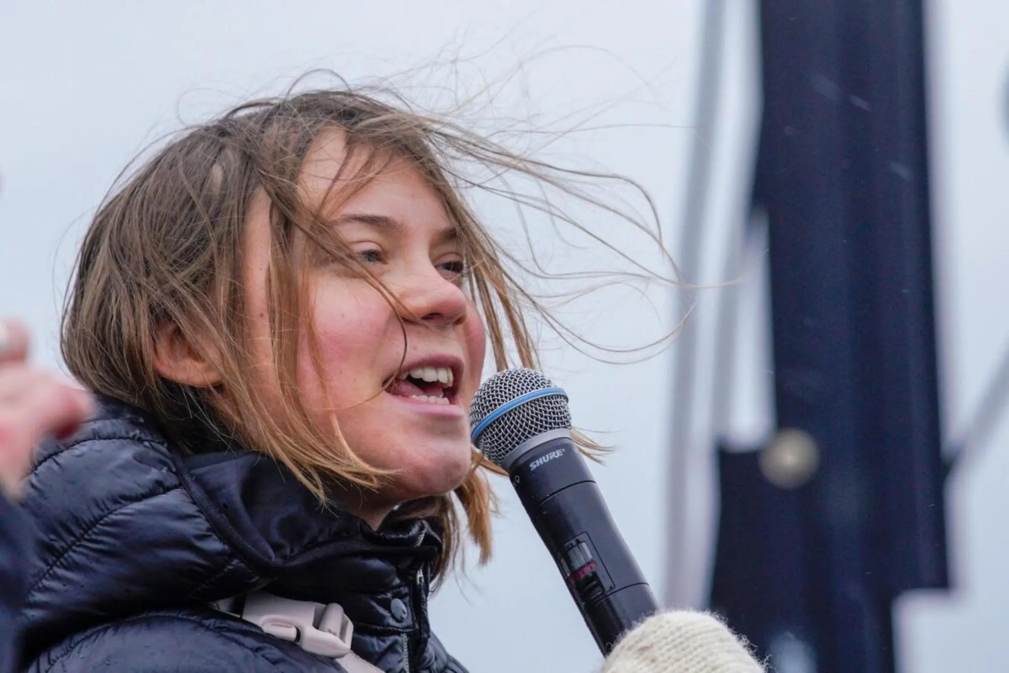 Greta Thunberg (Photo Greenpeace via Ansa)