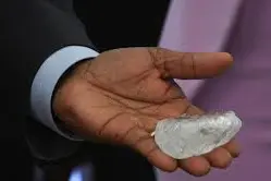 Il terzo diamante più grande al mondo (foto archivio L'unione Sarda)