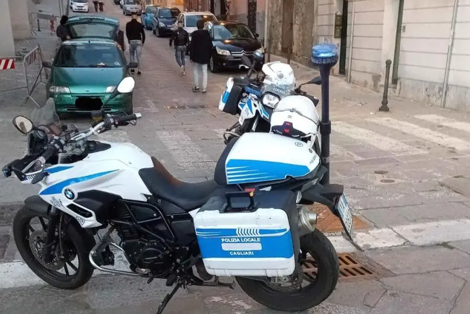 (Foto Polizia municipale Cagliari)