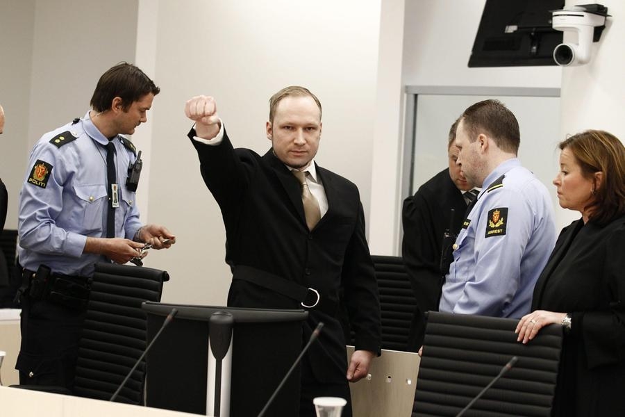 Anders Behring Breivik (Ansa)