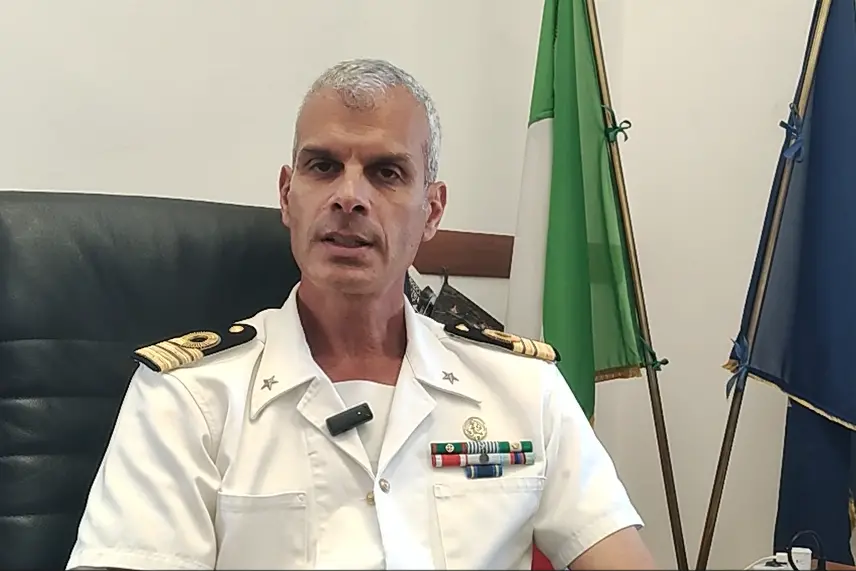 Emiliano Santocchini, comandante Capitaneria di Porto-Guardia Costiera La Maddalena (foto Ronchi)
