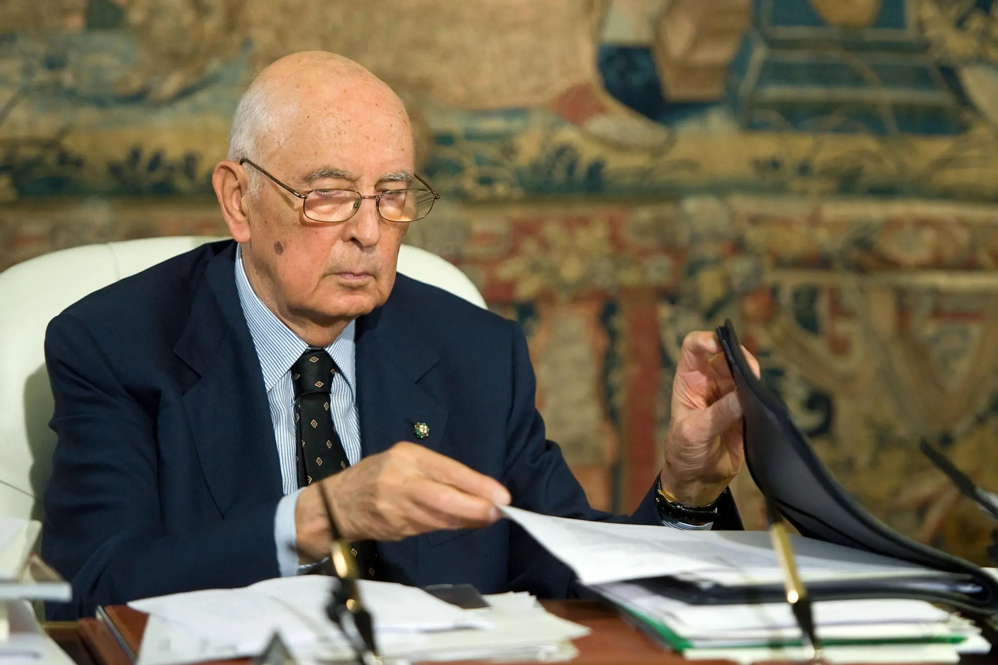 Giorgio Napolitano (Ansa - Giandotti - Ufficio stampa Presidenza della Repubblica)