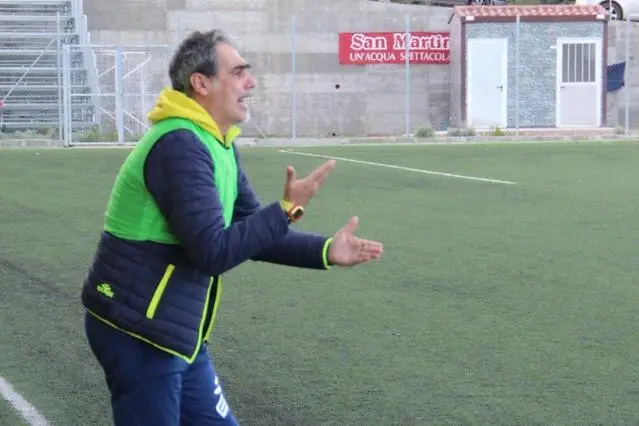 Marco Piras, nuovo allenatore del Sant'Elena (foto Andrea Serreli)