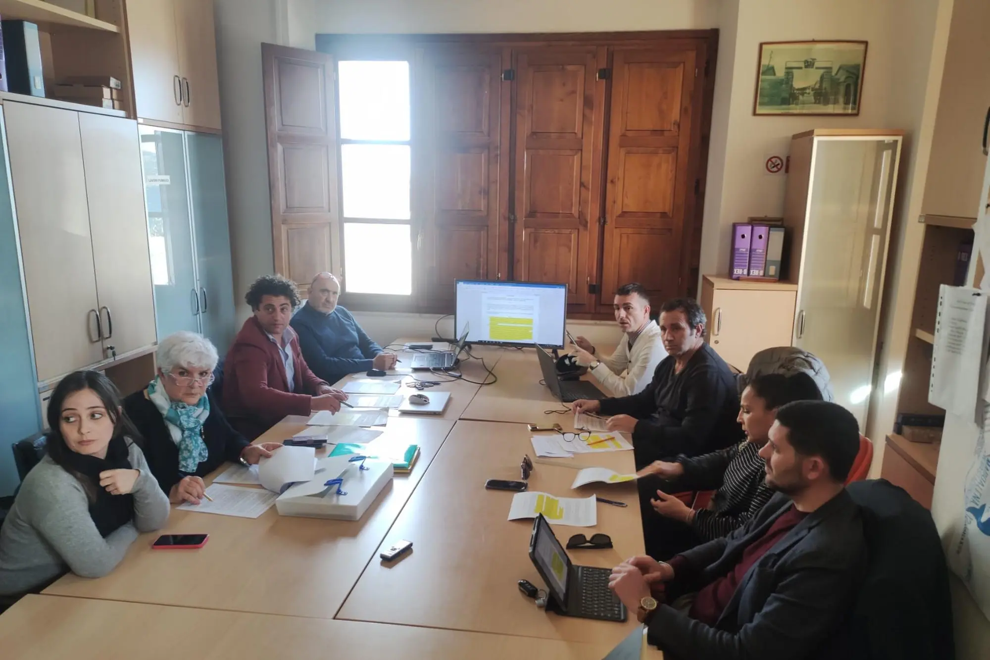 La Maddalena. La riunione del Consiglio direttivo del Parco di sabato scorso (foto Ronchi)