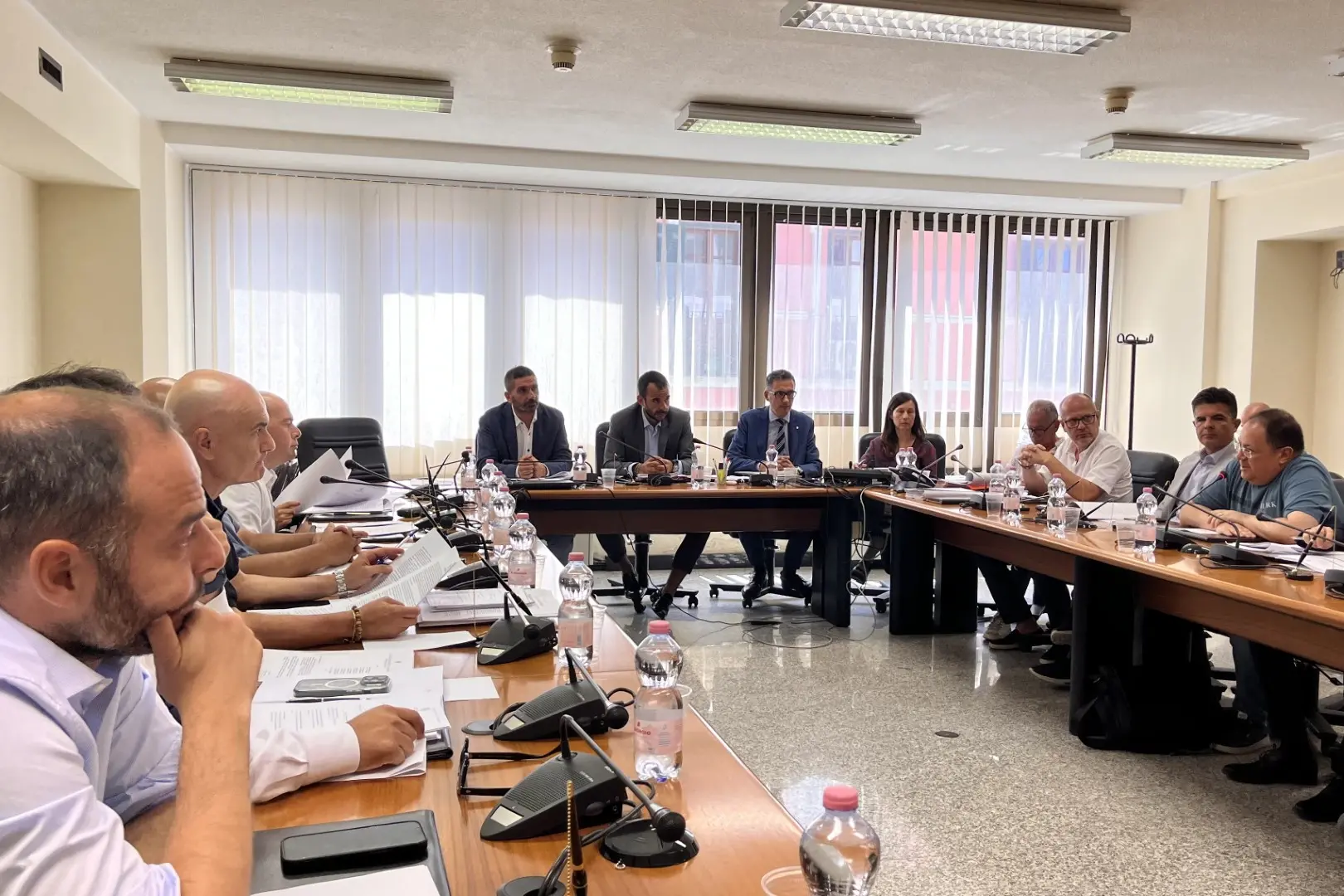 Una seduta della commissione Bilancio