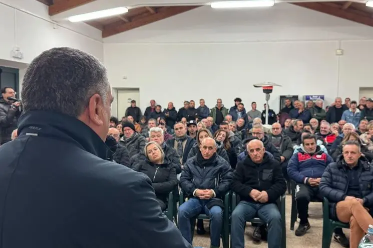 Un incontro con gli agricoltori della Nurra (foto concessa)