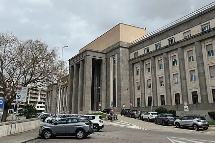 Il Palazzo di Giustizia a Cagliari