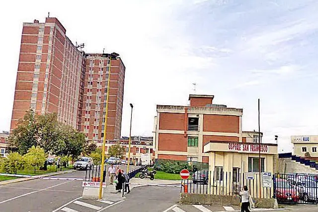 L'ospedale San Francesco di Nuoro (Archivio L'Unione Sarda)